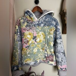 handmadeFloral Patchwork Hoodie